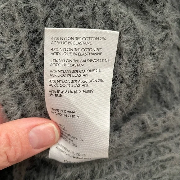 Urban Outfitters faux mohair knit long sleeve top - Picture 5 of 5